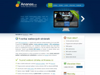 ananas.cz Webseite Vorschau