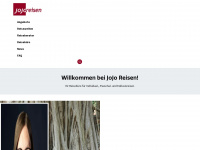 jojo-reisen.ch Webseite Vorschau