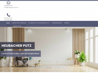 heubacher-putz.at Webseite Vorschau