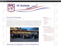 rastede-handball.de Webseite Vorschau