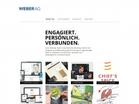weberagentur.ch Webseite Vorschau
