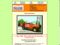 renova-sanchez.ch Webseite Vorschau