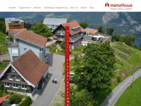 menzihuus.ch Webseite Vorschau