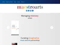 maestroarts.com Webseite Vorschau