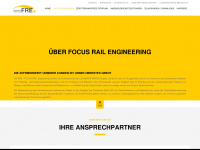 focus-rail-engineering.com Webseite Vorschau