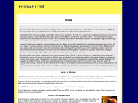 prisma-eu.net Webseite Vorschau