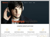 fevarus-records.de Webseite Vorschau