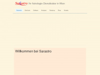 sarastro.at Webseite Vorschau