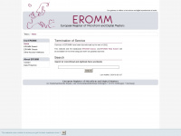 eromm.org Webseite Vorschau
