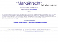 forum-markenrecht.de Webseite Vorschau