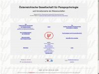parapsychologie.ac.at Webseite Vorschau