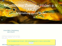 arbeitskreis-zwergcichliden.de Webseite Vorschau