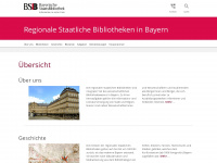 regionalbibliotheken-bayern.de Webseite Vorschau