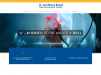 dr-korell.de Webseite Vorschau
