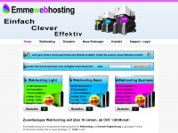 emmewebhosting.ch Webseite Vorschau