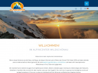 alpincenter-wildschönau.at Webseite Vorschau