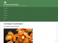 orchideenkrankheiten.de Webseite Vorschau