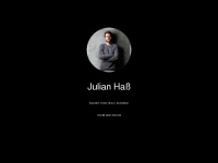 julian-hass.de Webseite Vorschau