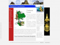 thailand-tourismus.com Webseite Vorschau