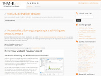 y-m-e.net Webseite Vorschau