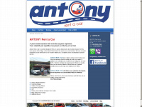 antony-rentacar.com Webseite Vorschau