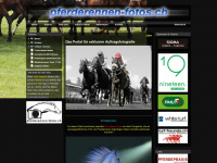 pferderennen-fotos.ch Webseite Vorschau