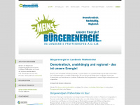 buergerenergie-pfaffenhofen.de Webseite Vorschau