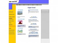 capecorallive.com Webseite Vorschau