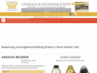 goldankauf-hannover.com Webseite Vorschau