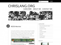 chrislang.org Webseite Vorschau
