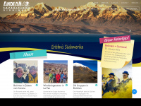 andean-expeditions.com Webseite Vorschau