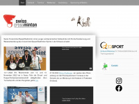 speedbadminton.ch Webseite Vorschau