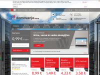domovanje.com Webseite Vorschau