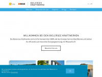 bielerseekraftwerke.ch Webseite Vorschau