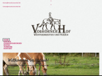 vosshoernerhof.de Webseite Vorschau