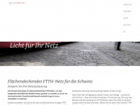 swissfibrenet.ch Webseite Vorschau