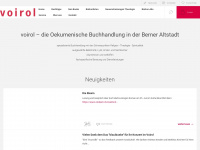 voirol-buch.ch Webseite Vorschau