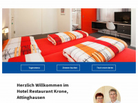kronehotel.ch Webseite Vorschau