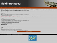 fieldherping.eu Webseite Vorschau