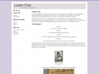 lasertrac.de Webseite Vorschau