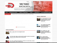 mundosocialista.net Webseite Vorschau