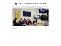 zige.tv Webseite Vorschau
