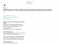 restaurant-parkschloesschen-lehrte.de Webseite Vorschau
