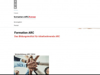 formation-arc.ch Webseite Vorschau