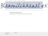 blaumilchkanal-ev.de Webseite Vorschau