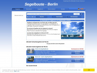 segelboote-berlin.de Webseite Vorschau