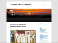 taekwondo-bottrop.de Webseite Vorschau