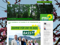 gruene-bad-bergzabern.de Webseite Vorschau