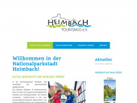 heimbach-tourismus.de Webseite Vorschau