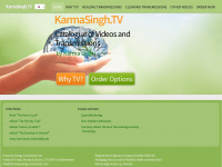 karmasingh.tv Webseite Vorschau